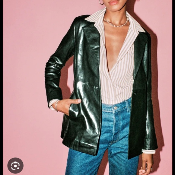 REFORMATION LEATHER JACKET - Picture 1 of 5